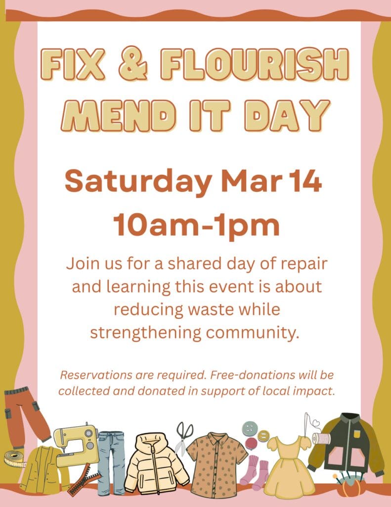 Day Mend Fix & Flourish - Mend it Day - Downtown Manhattan Inc.